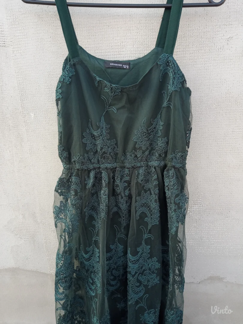 RESERVED haljina cipka VEL.34-NOVA