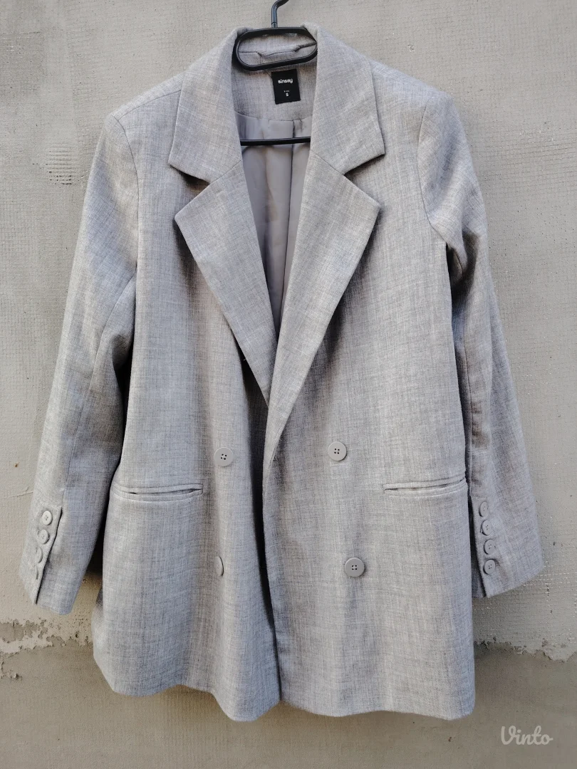 SINSAY sako sivi VEL. S