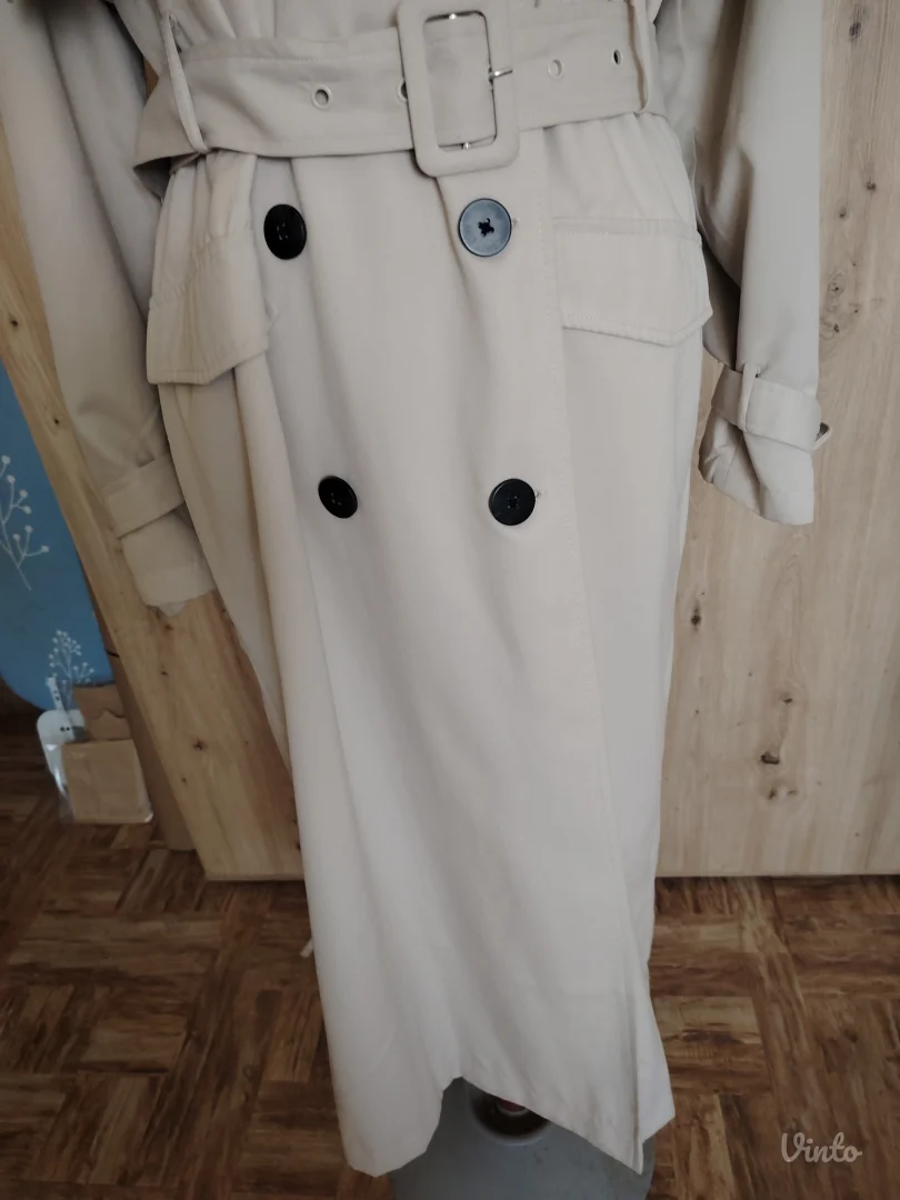 SINSAY TRENCH mantil bez VEL.M