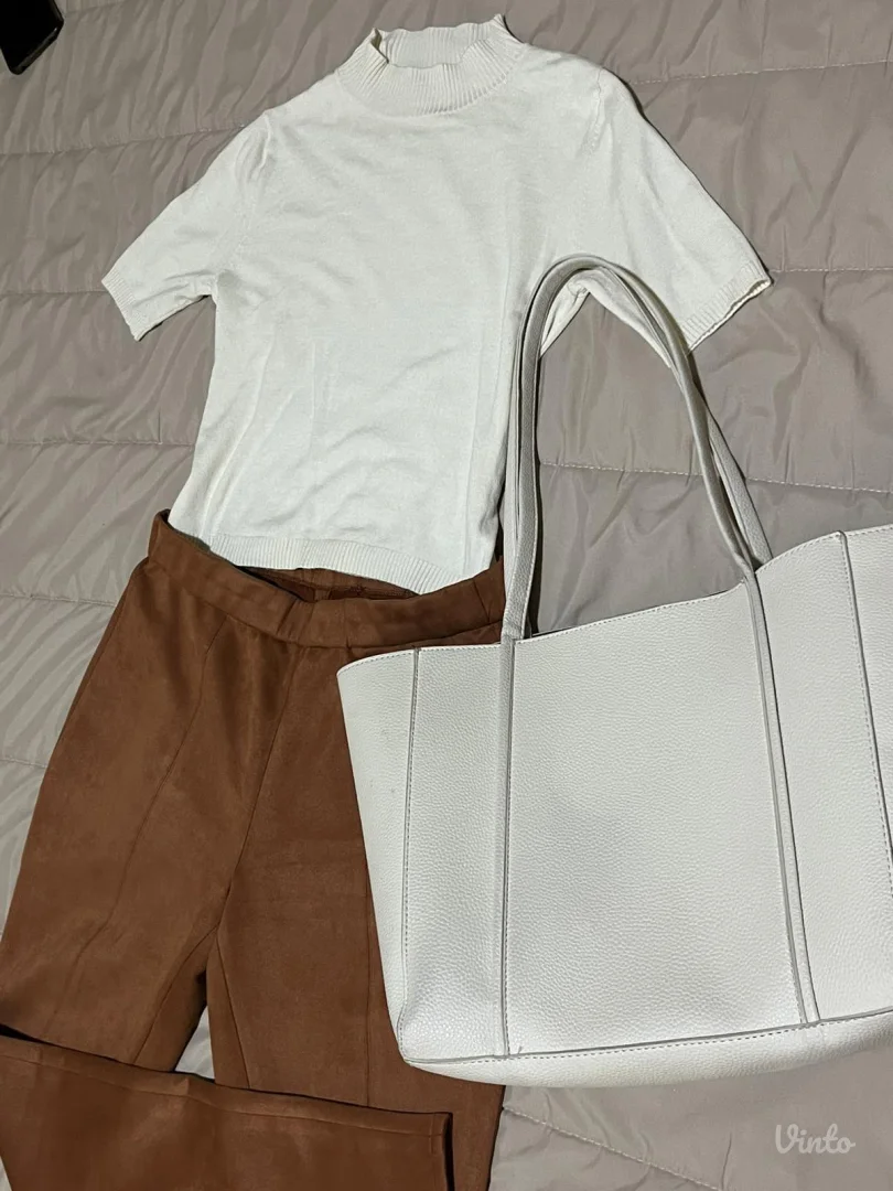 KOMPLET majica, pantalone i torba