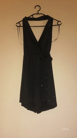 Bershka KOMBINEZON crni vel.S