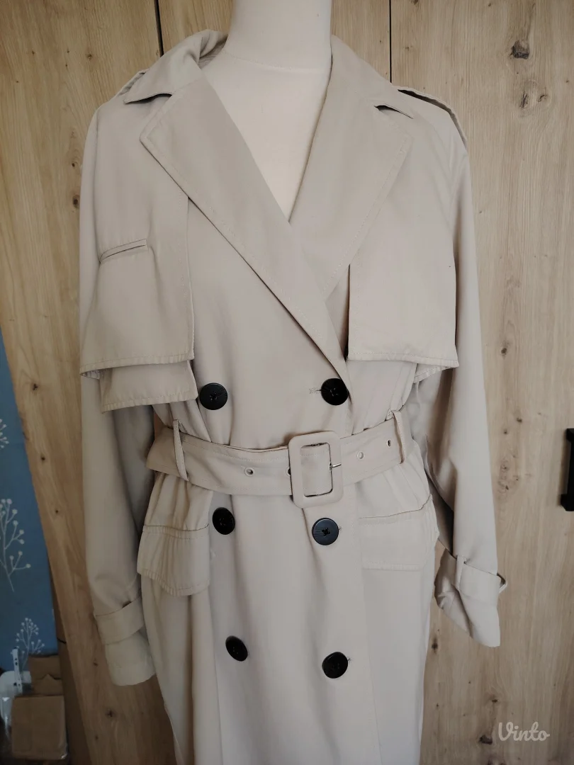 SINSAY TRENCH mantil bez VEL.M