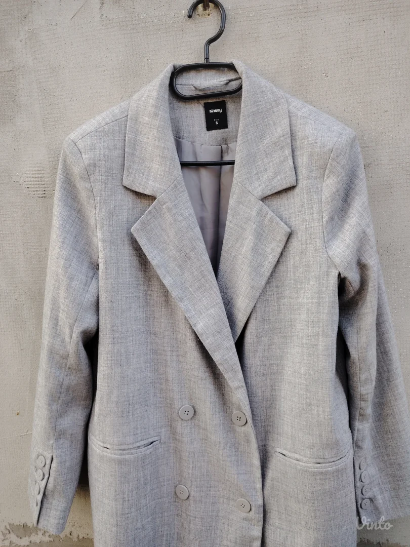 SINSAY sako sivi VEL. S