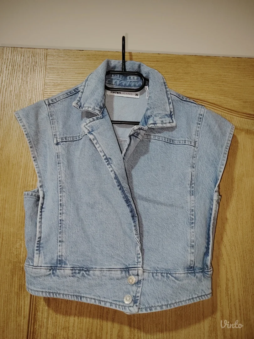 KOTON teksas prsluk PLAVI VEL.36