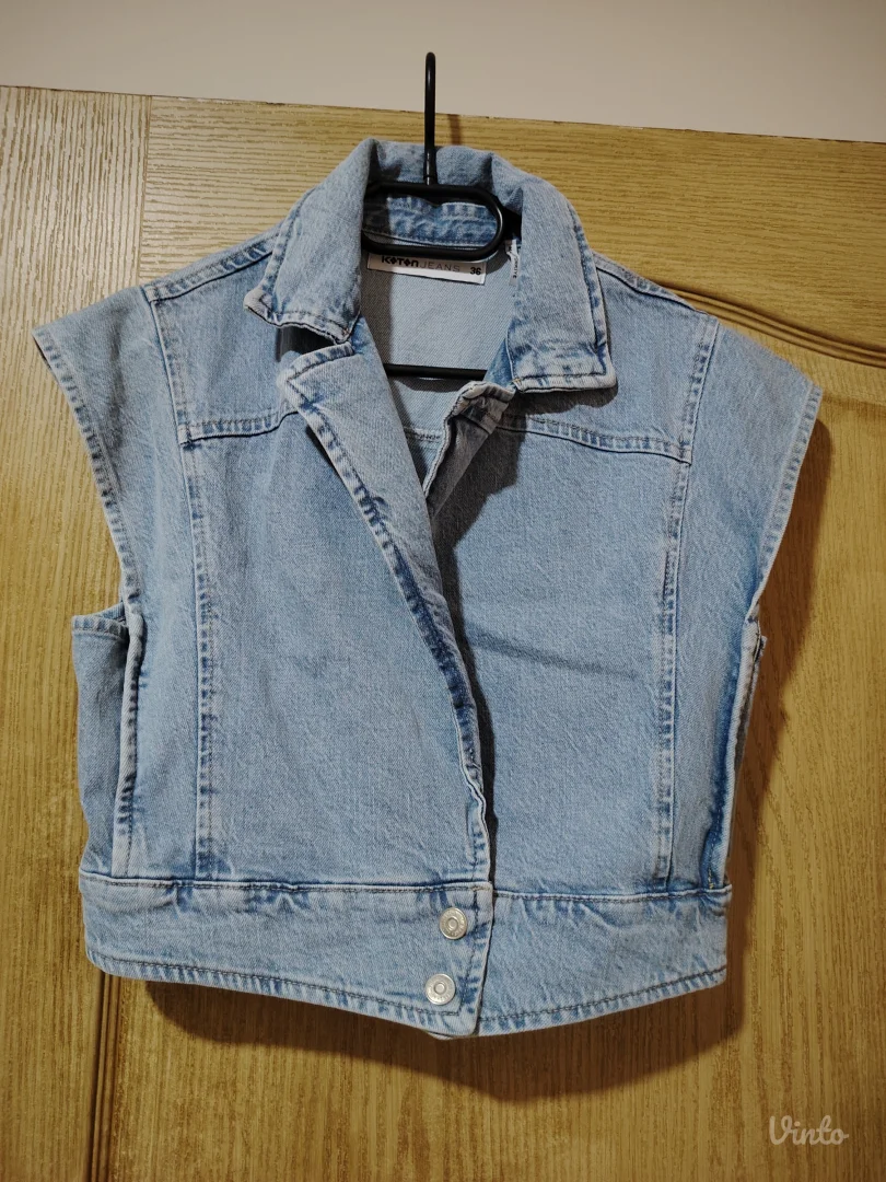 KOTON teksas prsluk PLAVI VEL.36