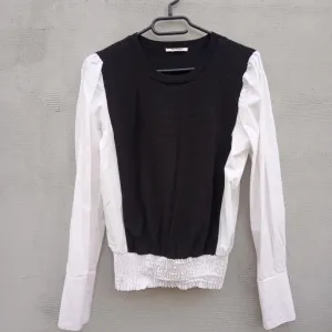 ORSAY BLUZA DZEMPER crno beli VEL.S