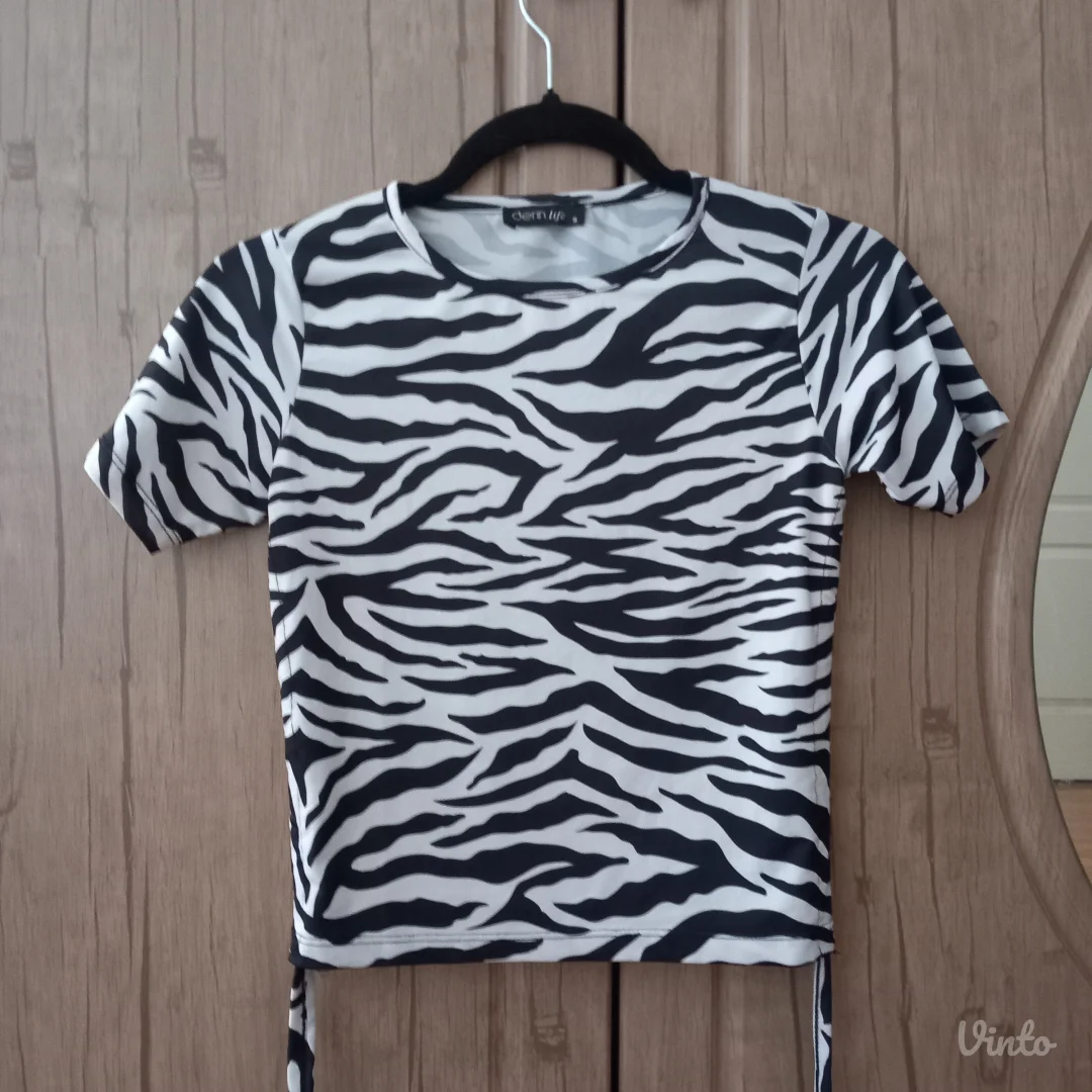 majica zebra print-S