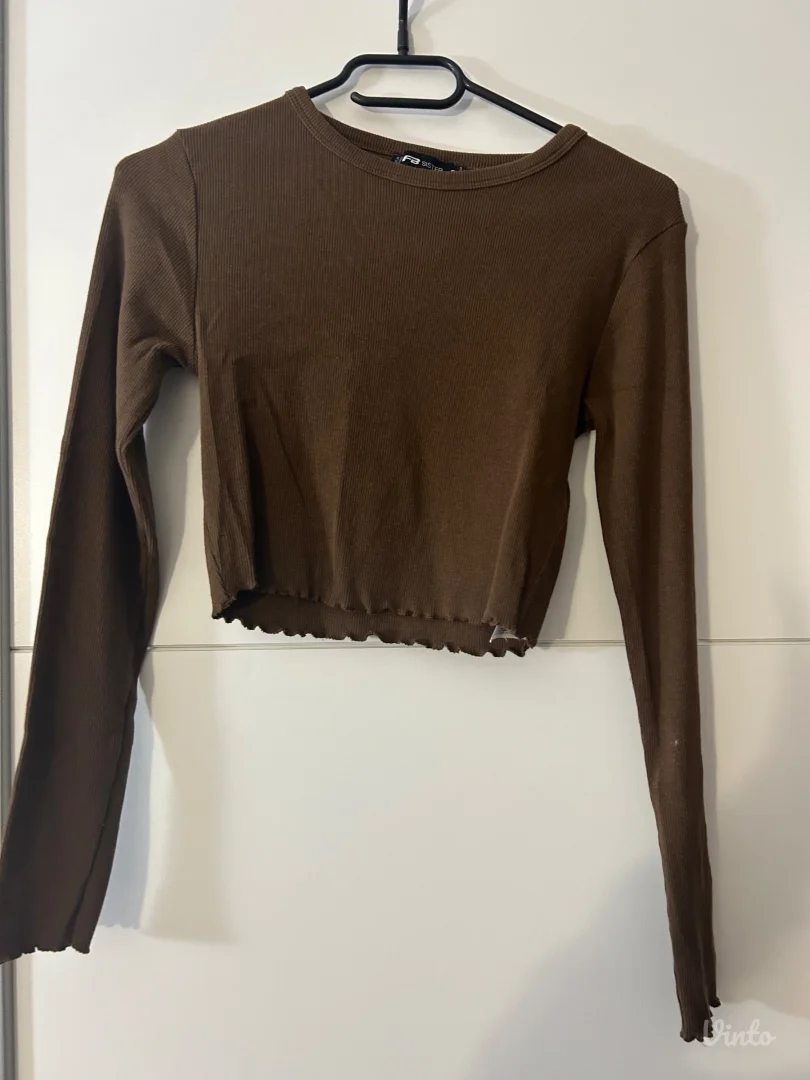 Braon crop top