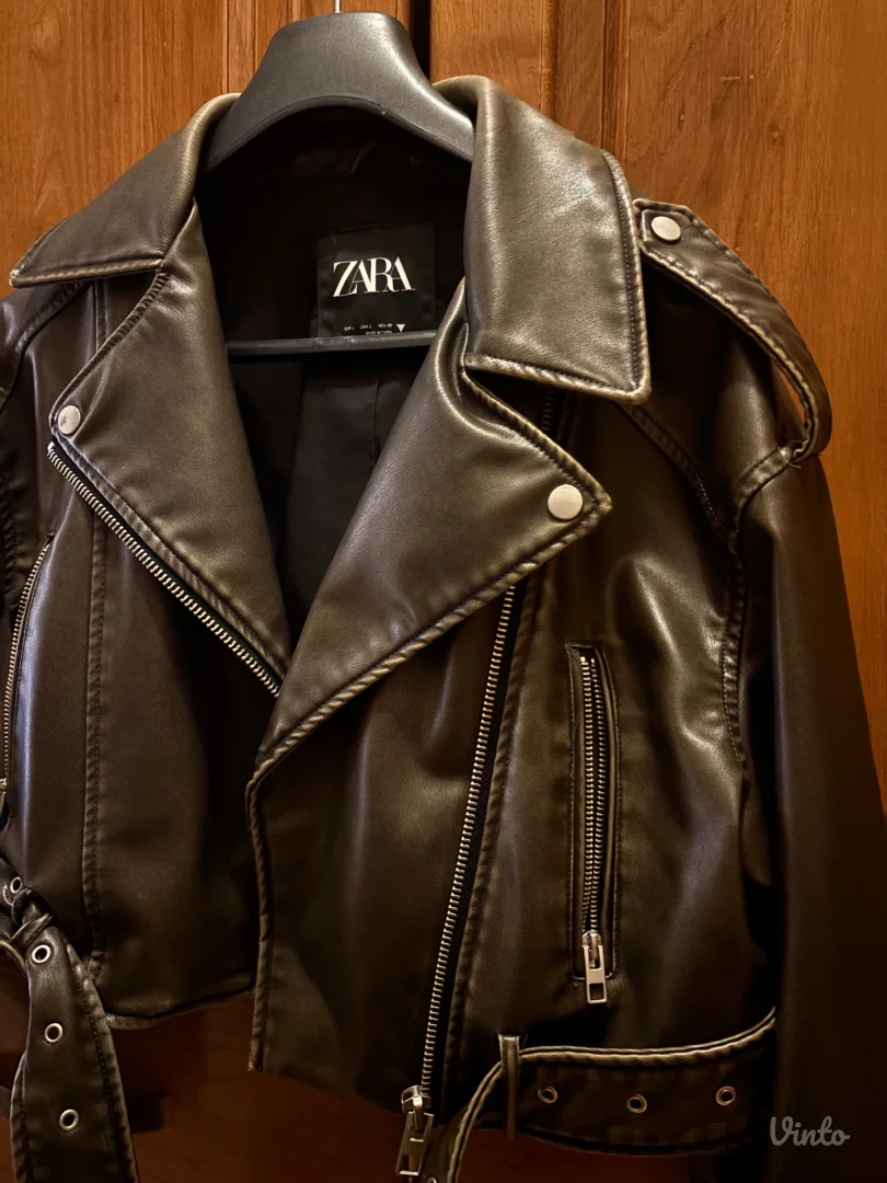 Zara-zenska kozna jakna