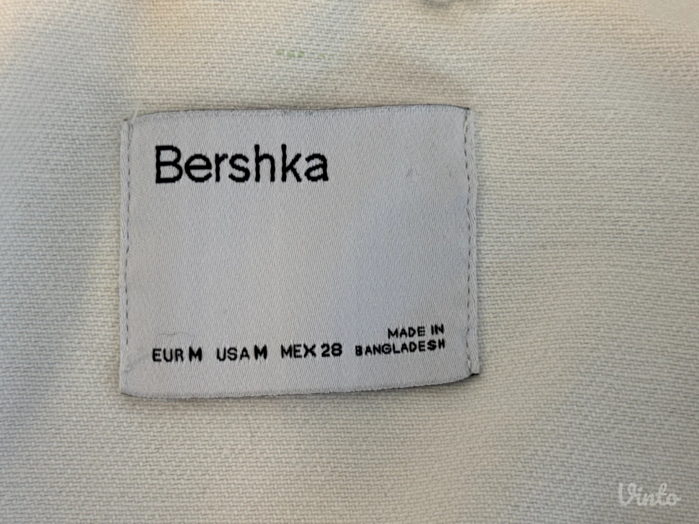 Bela teksas jakna - Bershka
