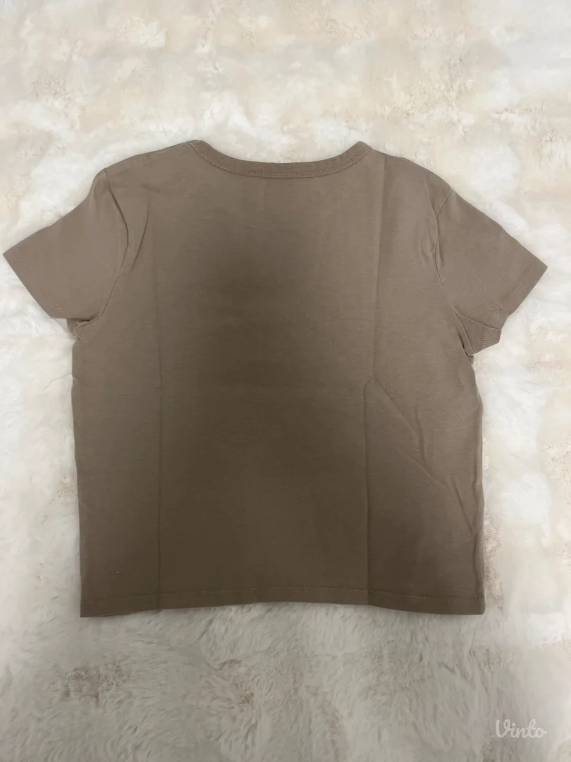Stradivarius- braon crop top