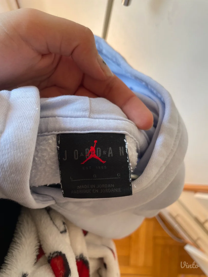 Original Air Jordan plavi ženski duks