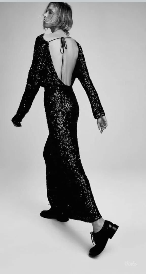 Nova Zara sljokica maksi haljina