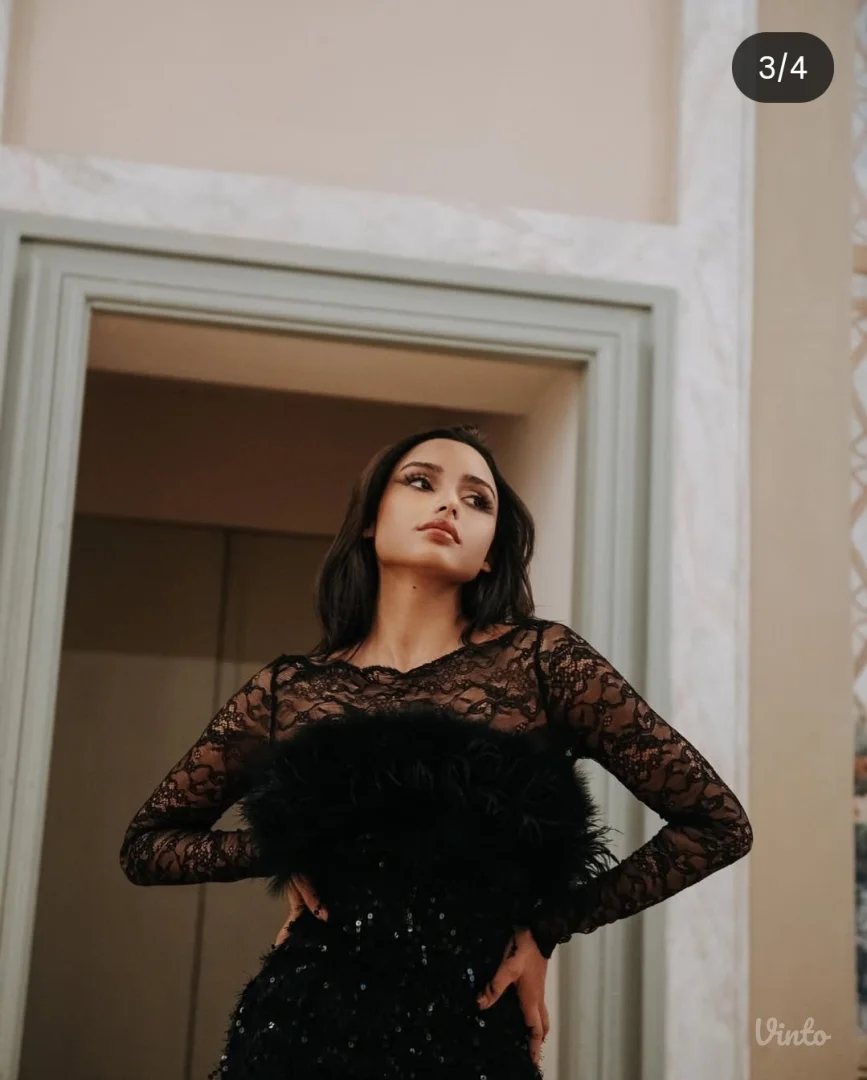 Babylon crna svečana maturska haljina