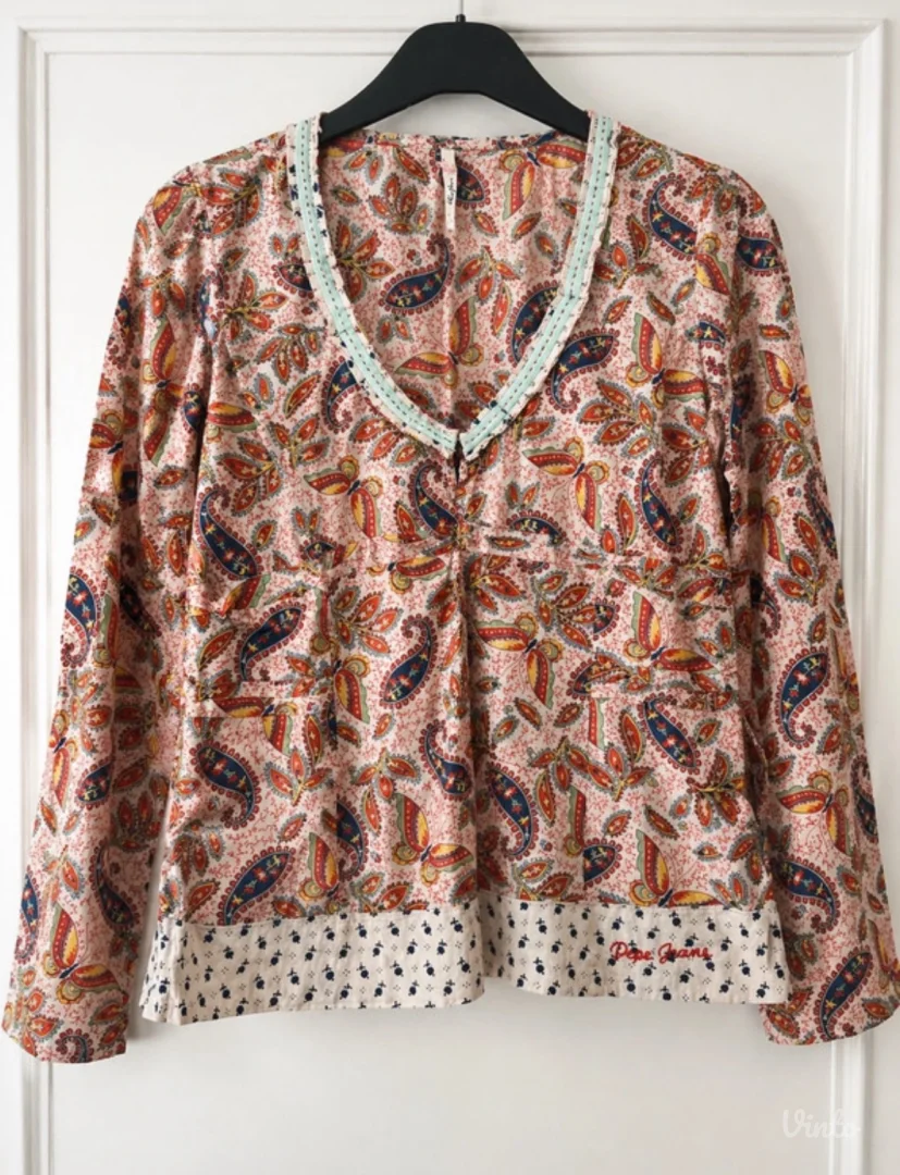 Pepe Jeans bluza/tunika sa paisley printom