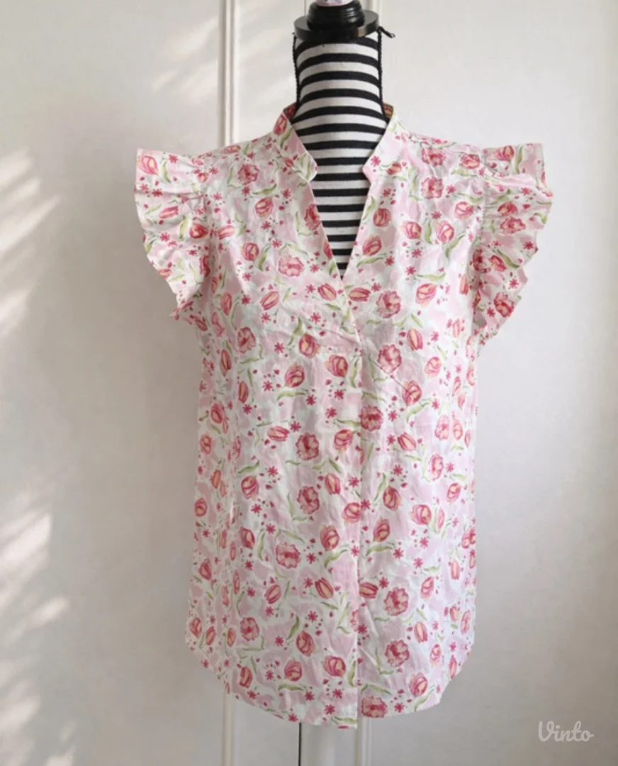 Cvetna bluza Kilky Paris – nova sa etiketom – 100% pamuk – veličina M