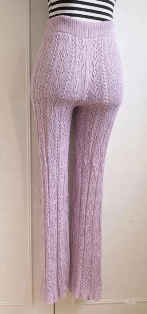 Lila heklane pantalone Kilky Paris – nove sa etiketom – boho stil