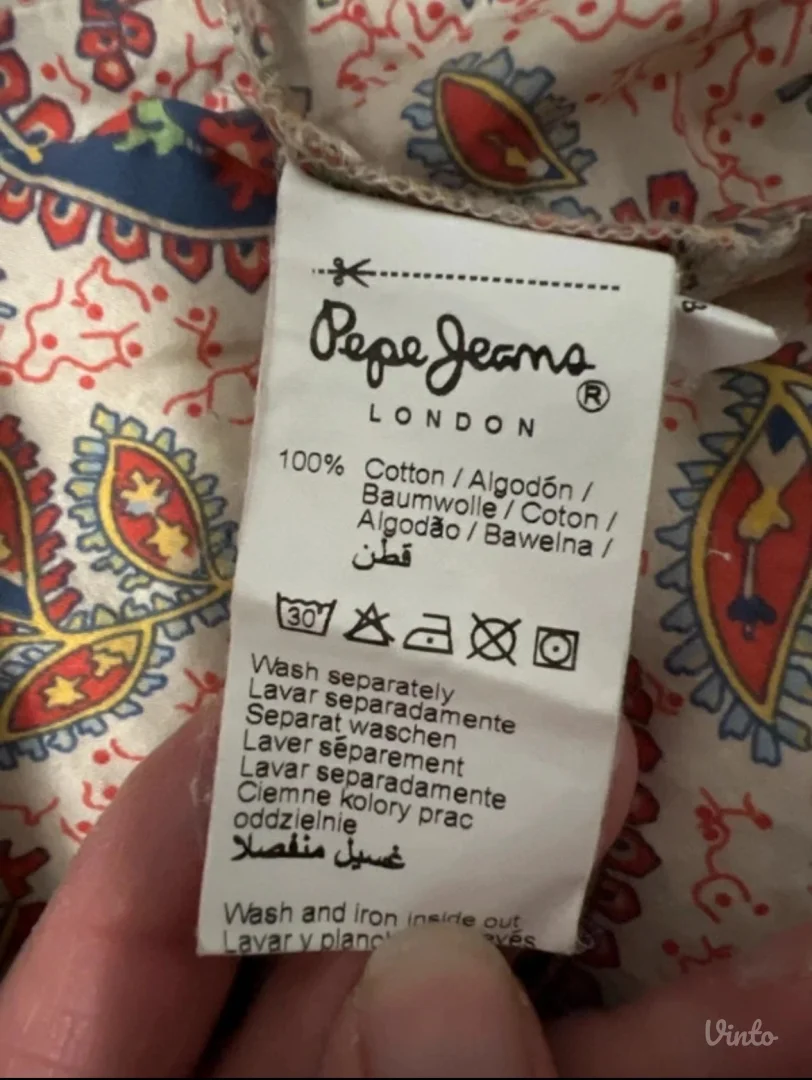 Pepe Jeans bluza/tunika sa paisley printom