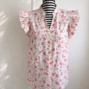 Cvetna bluza Kilky Paris – nova sa etiketom – 100% pamuk – veličina M
