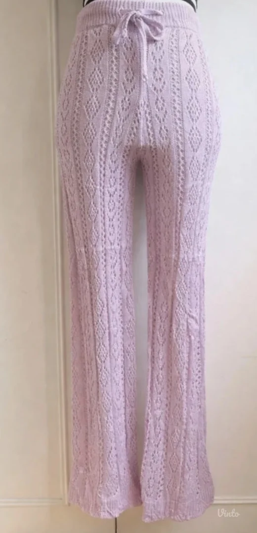 Lila heklane pantalone Kilky Paris – nove sa etiketom – boho stil