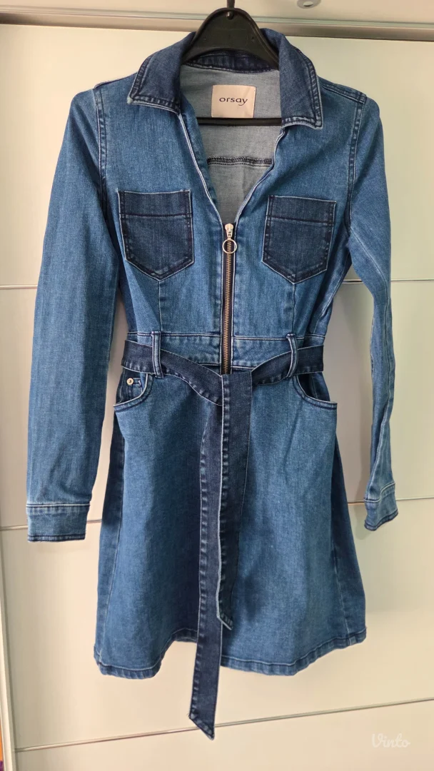 Orsay Teksas haljina velicina S