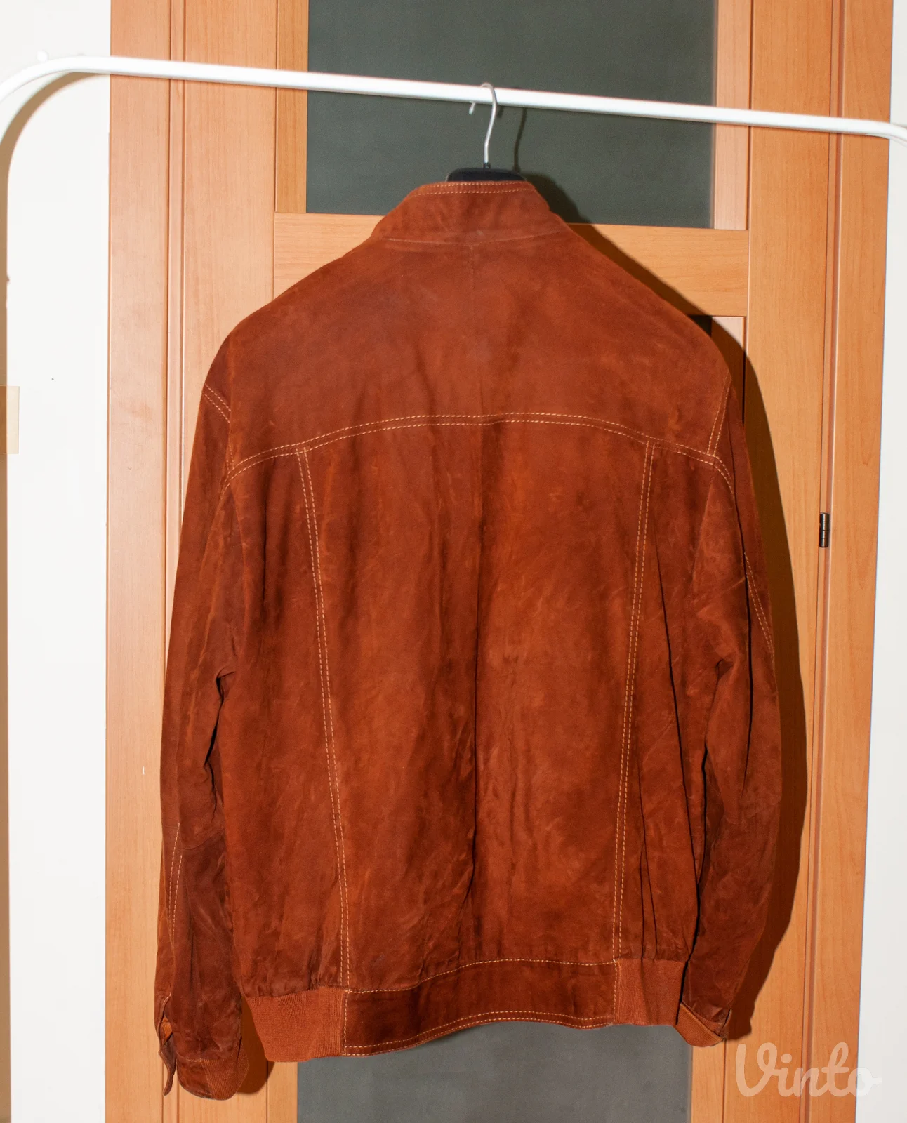 GIMO'S Italijanska vintage muška jakna od brušene kože (Suede)