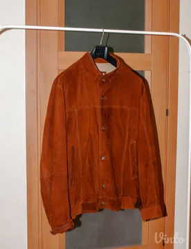 GIMO'S Italijanska vintage muška jakna od brušene kože (Suede)