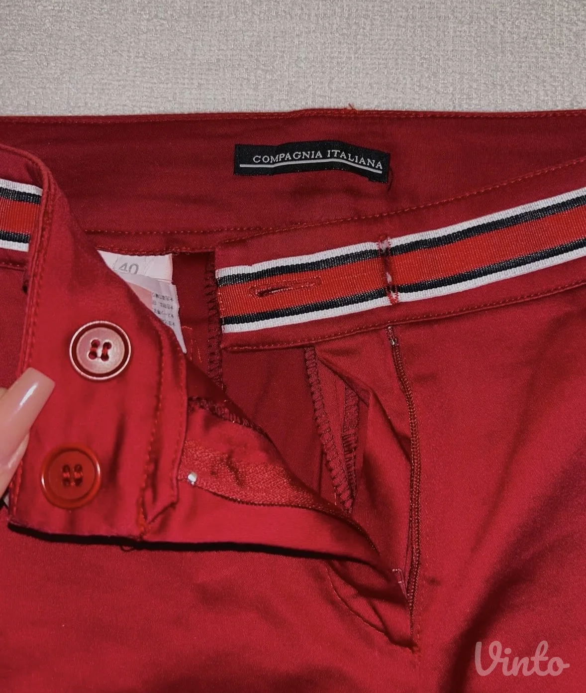 Compagna Italiana crvene pantalone