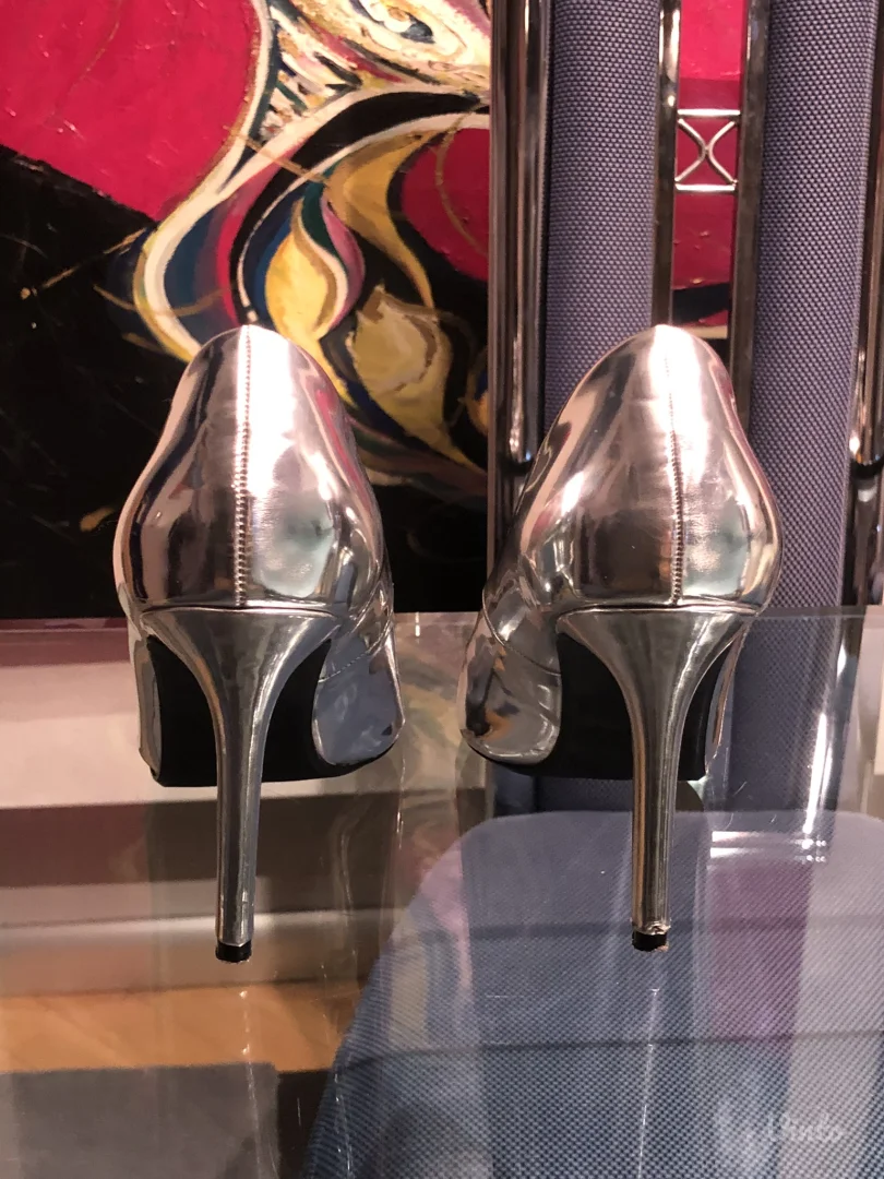 Bershka srebrne cipele