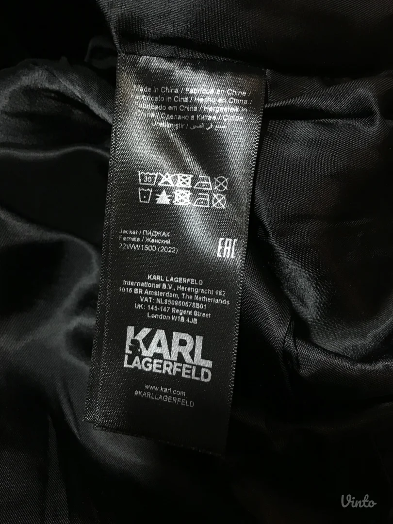 Original Karl Lagerfeld zimska jakna