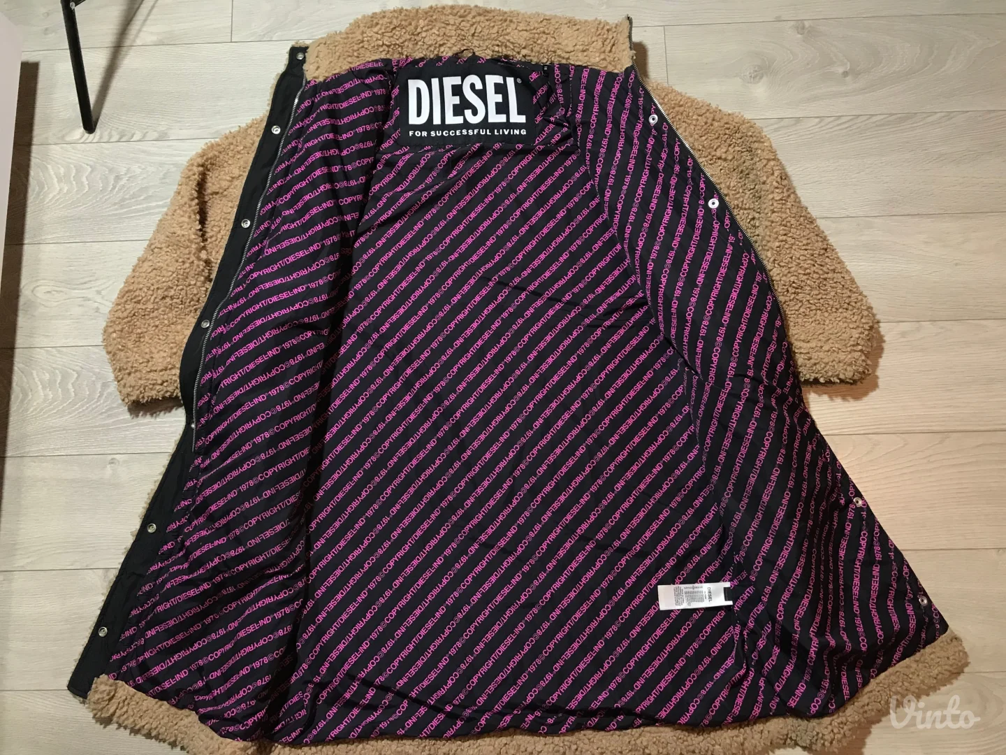 Original DIESEL jakna sa 2 lica vel. M oversize