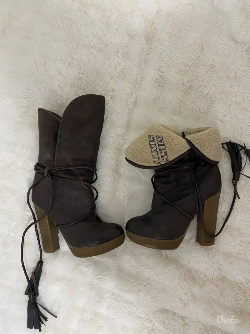 Miss Sixty Kožne čizme 35/36