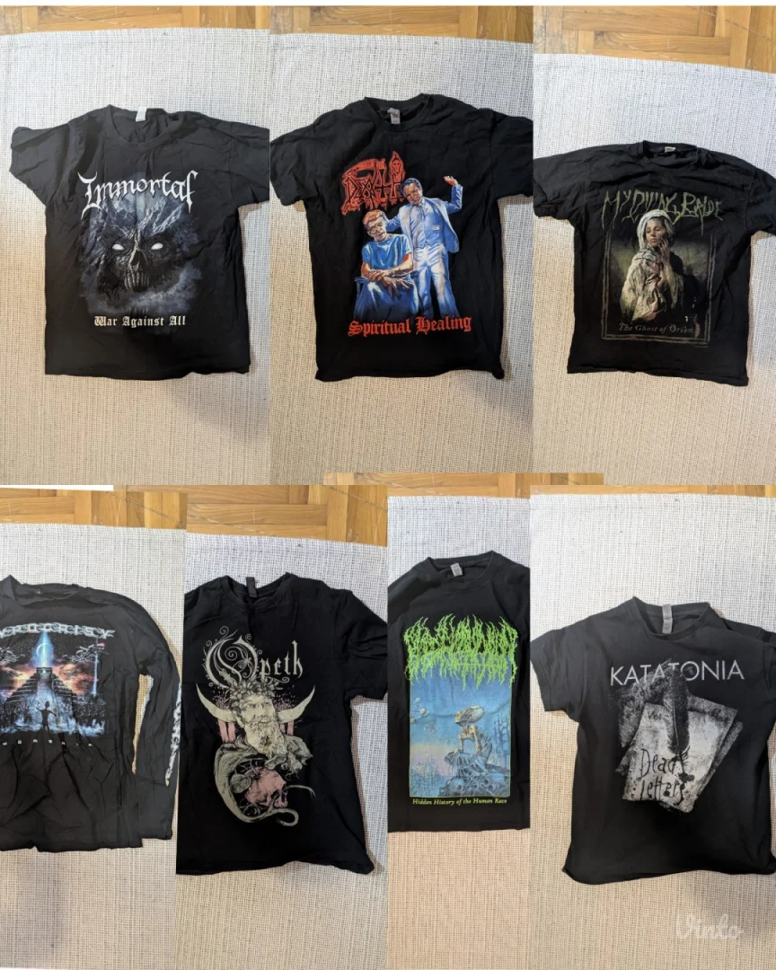 Metal Majice - Originalni Metal Lot (7 kom.)