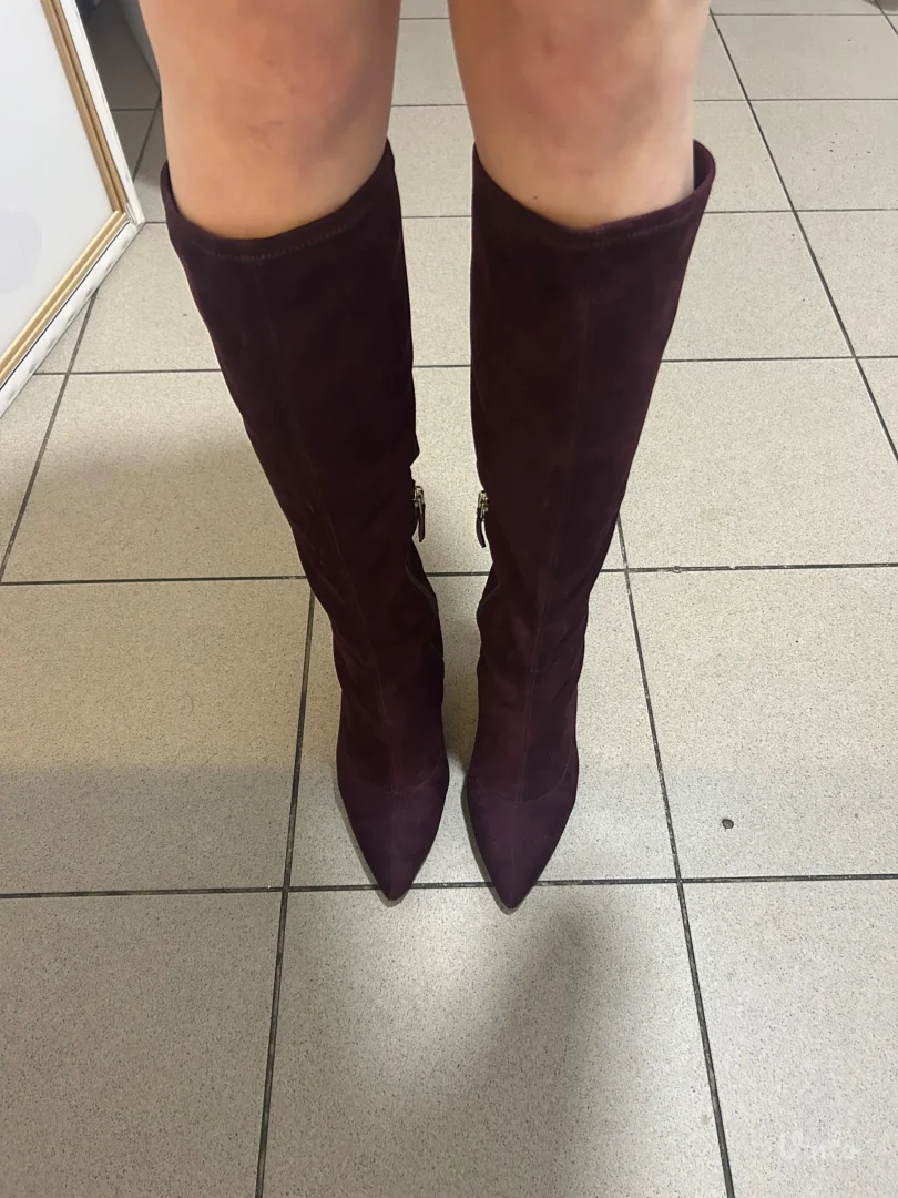 Nine West burgundi čizme(38)