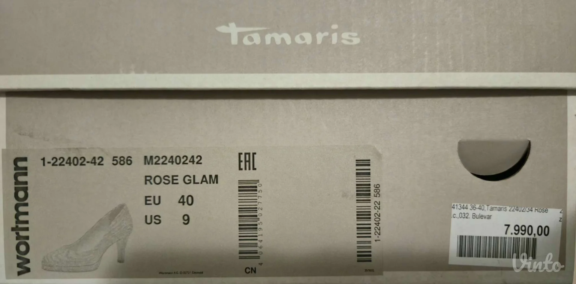 Tamaris svetlucave štikle