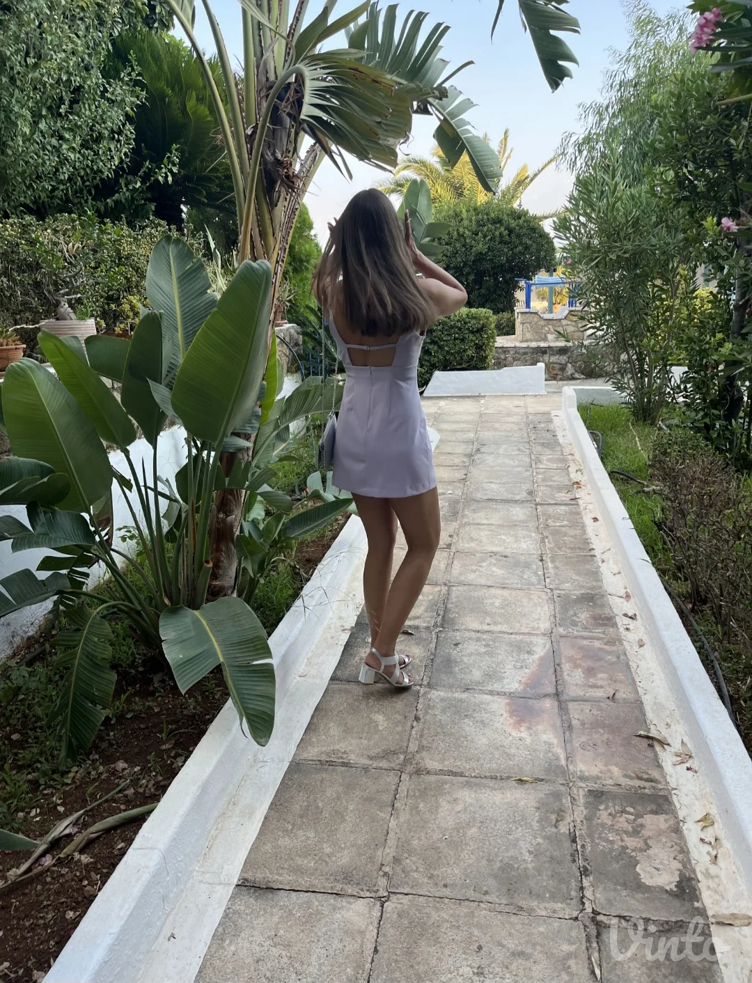 Zara lila haljinica