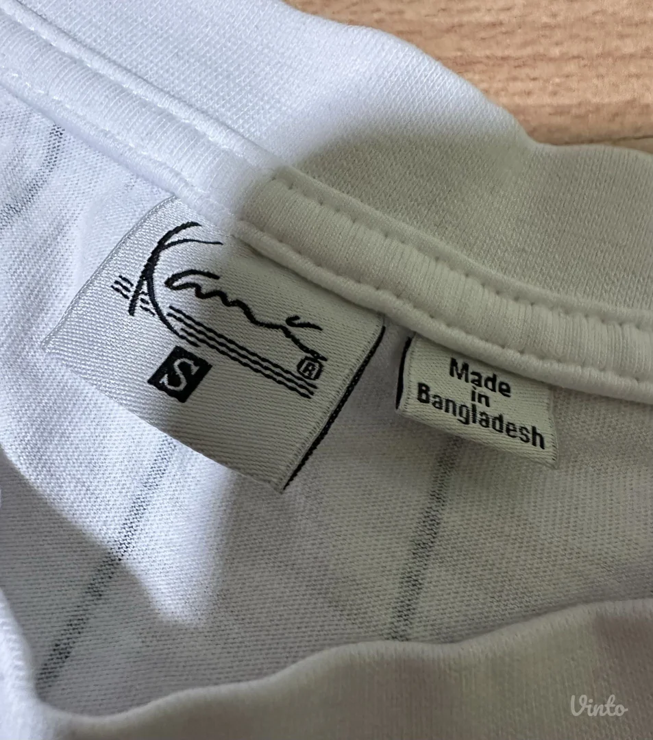 Karl Kani bela crop majica