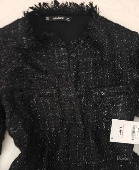 Zara bukle laminirana haljina