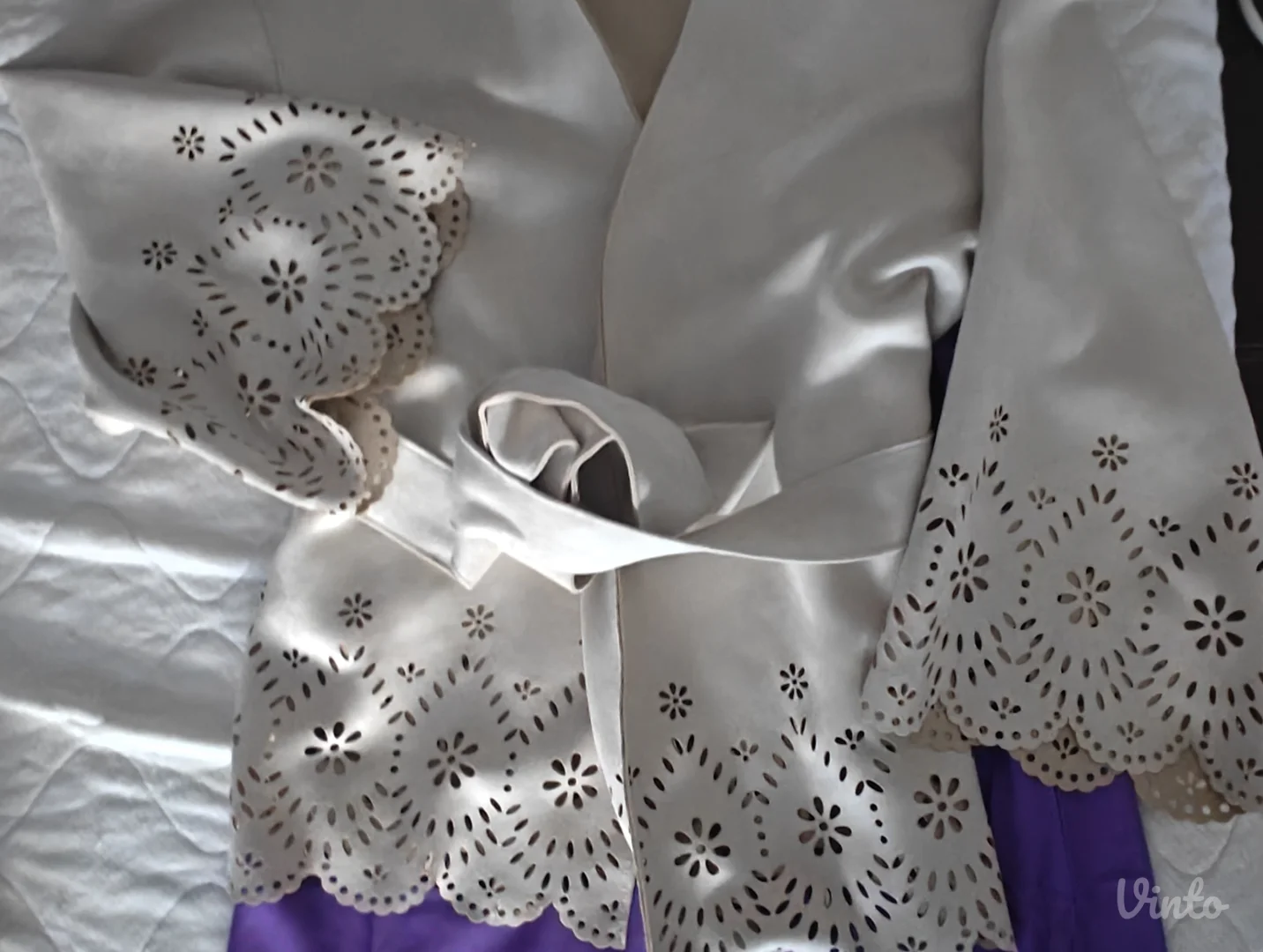 Zara velur kimono jakna/sako