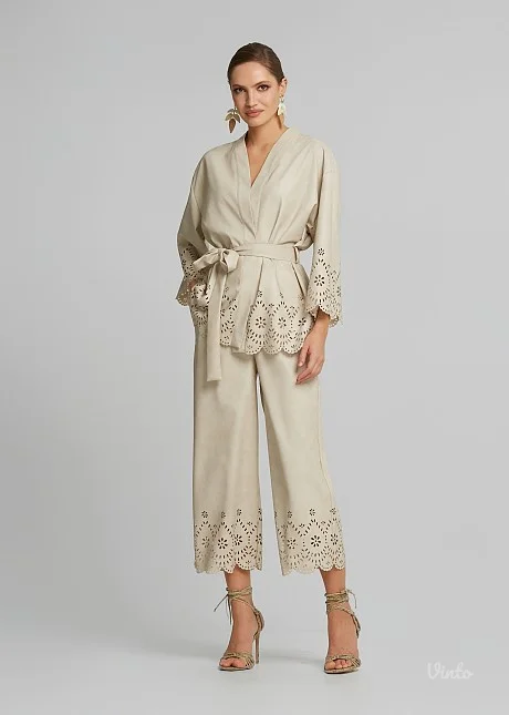 Zara velur kimono jakna/sako