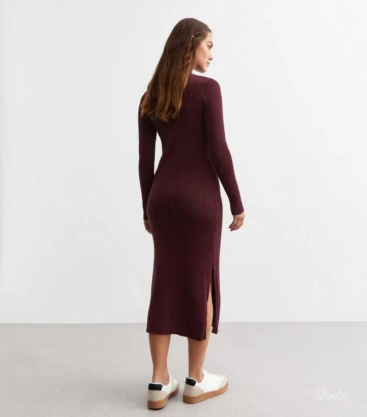 Pimkie ribbed midi haljina