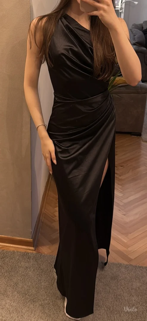 crna svecana haljina