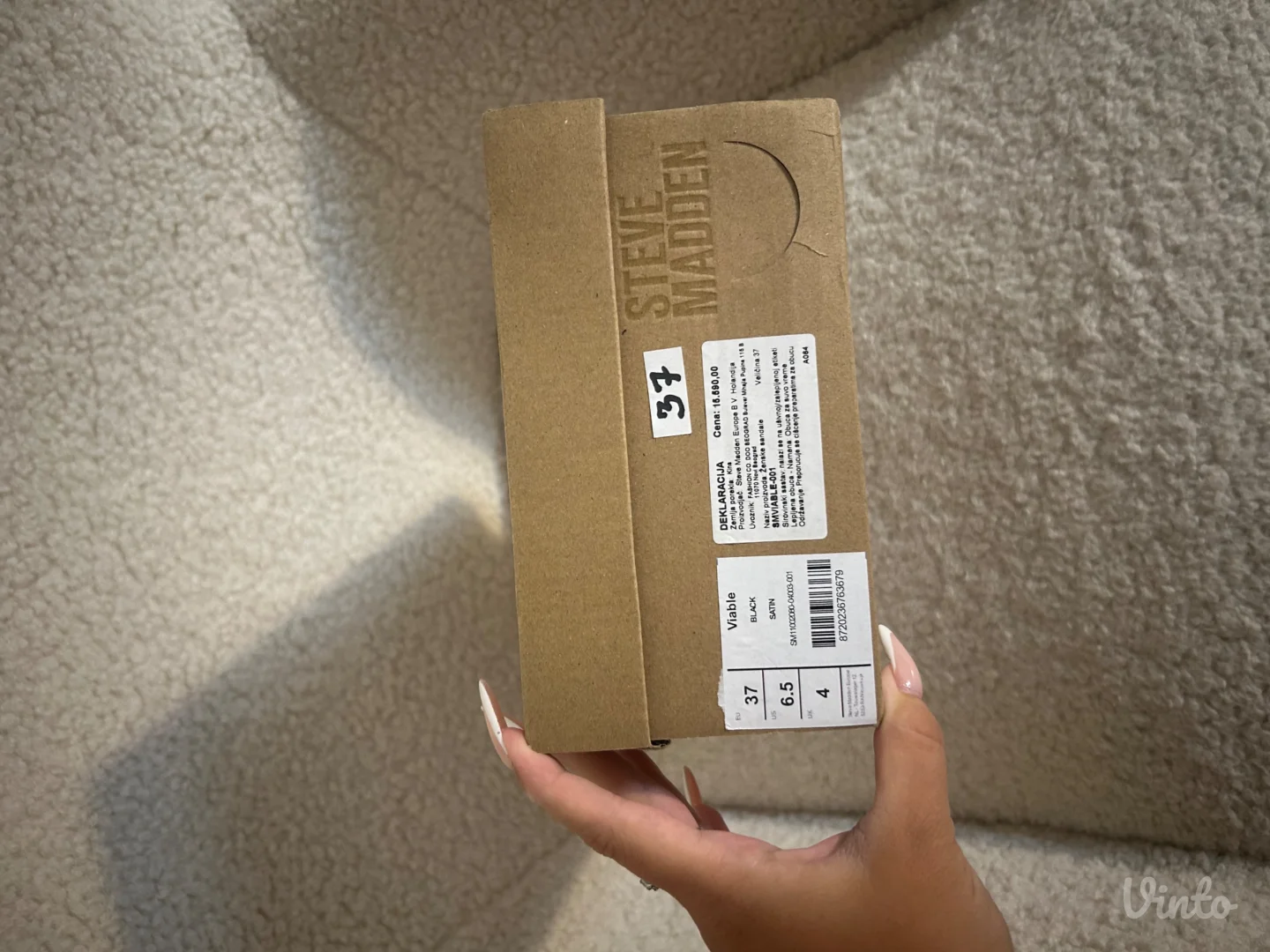 Steve Madden crne štikle