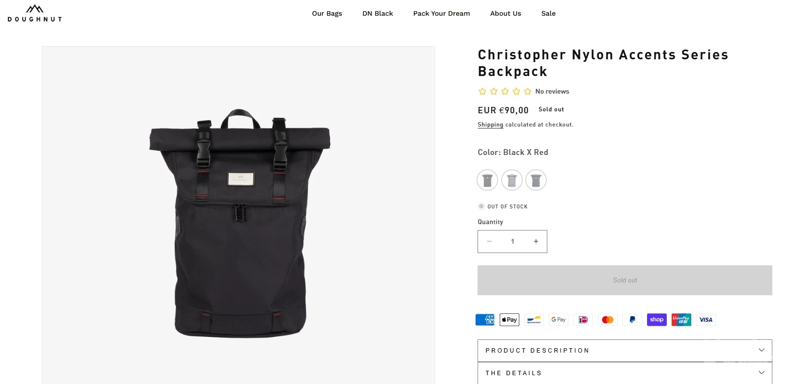 PRODAT!!!   NOV savrsen DOUGHNUT ranac - Predobar!