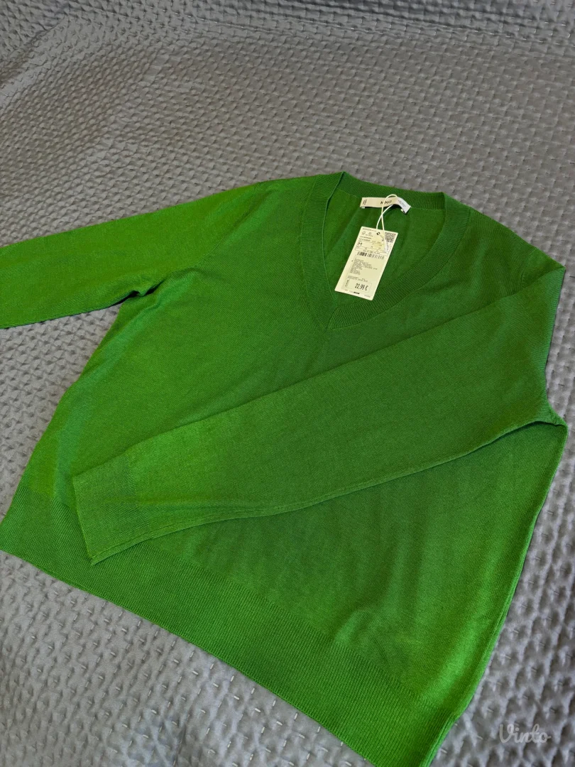 Mango zeleni ženski džemper