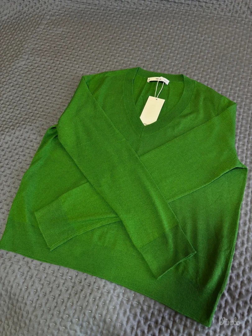 Mango zeleni ženski džemper