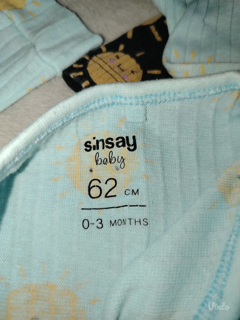 Komplet za bebe sunce (crni+plavi)