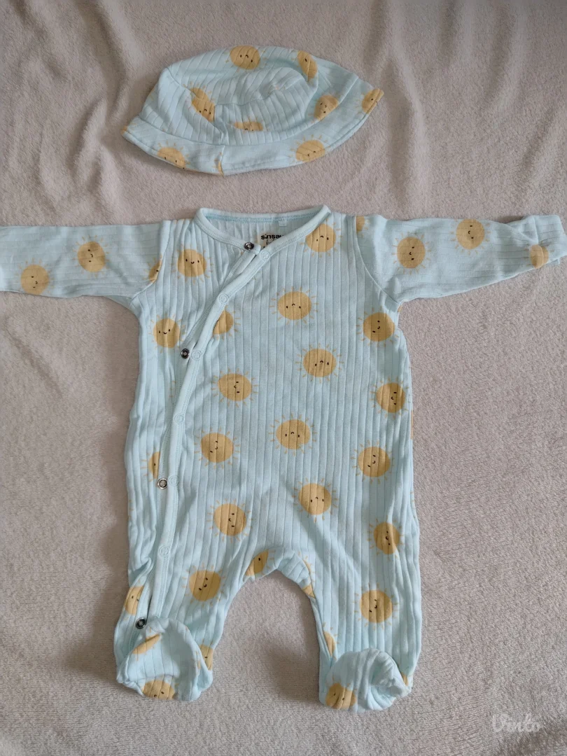 Komplet za bebe sunce (crni+plavi)