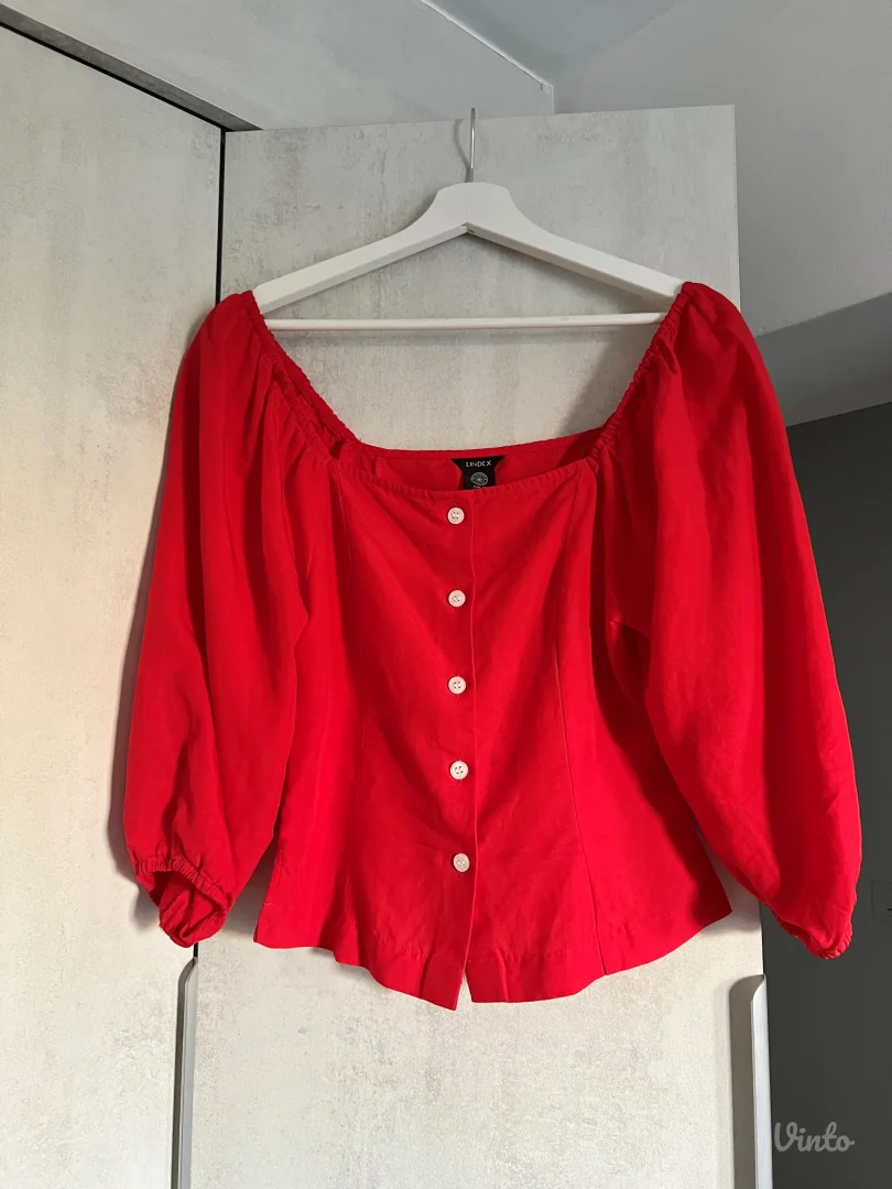 Lindex top sa puf rukavima