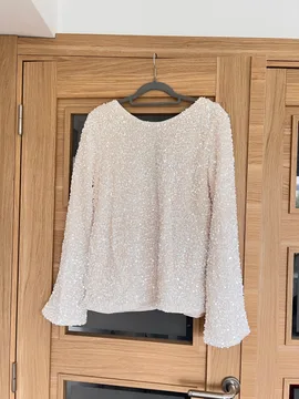 H&M top sa sljokicama S-M
